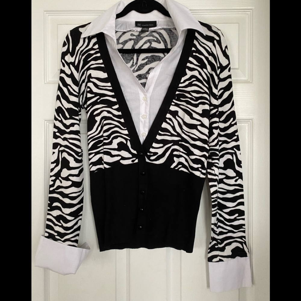 INC International Concepts -  Sweater/shirt combo-1 piece, size M